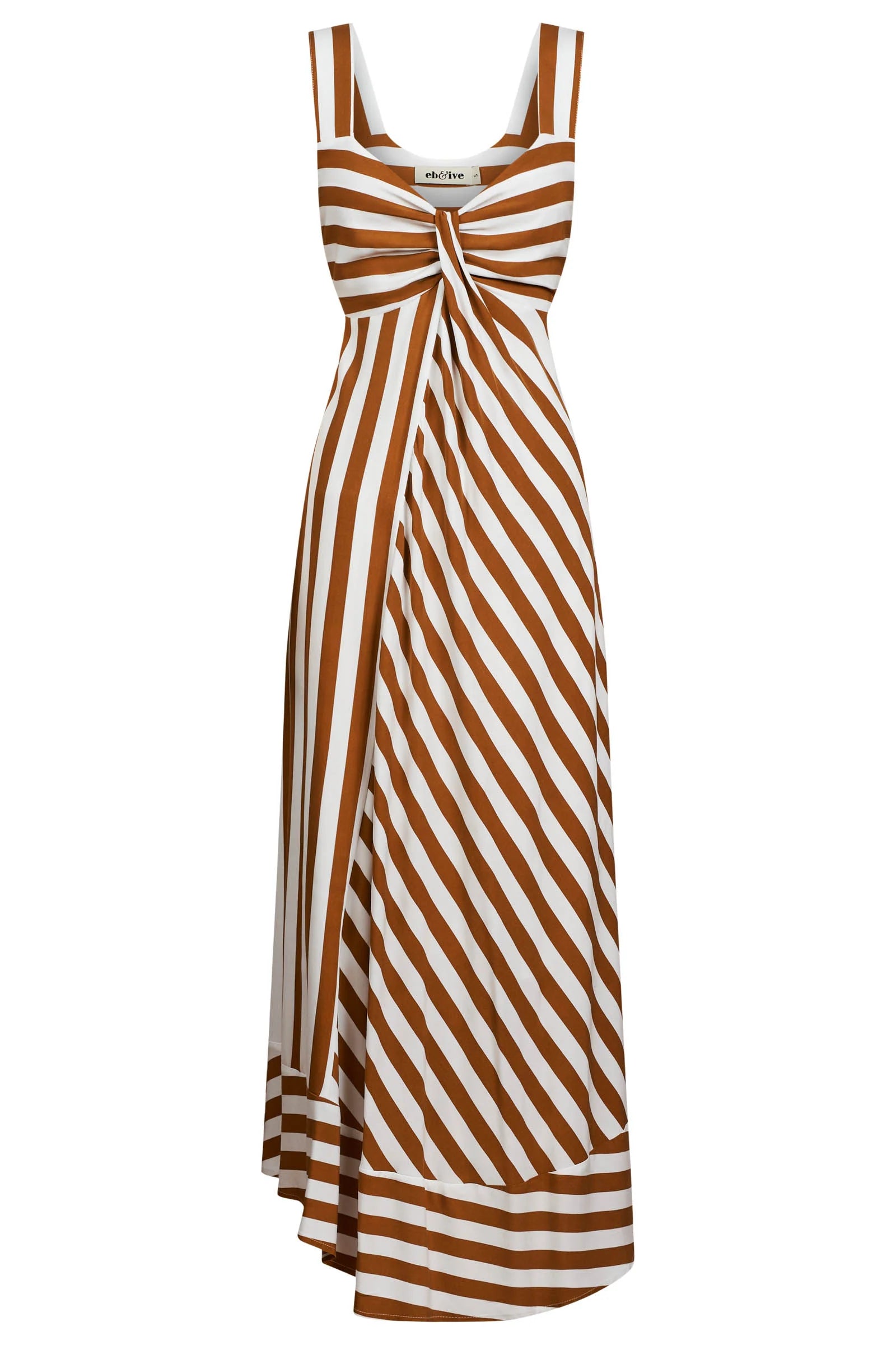 Eb & Ive TREVILLE STRIPE TANK MAXI DRESS - CARAMEL