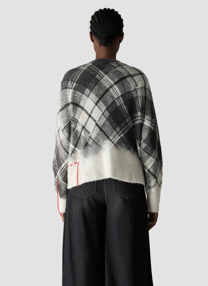 LCMT 613524 Cardigan Grey/Cream