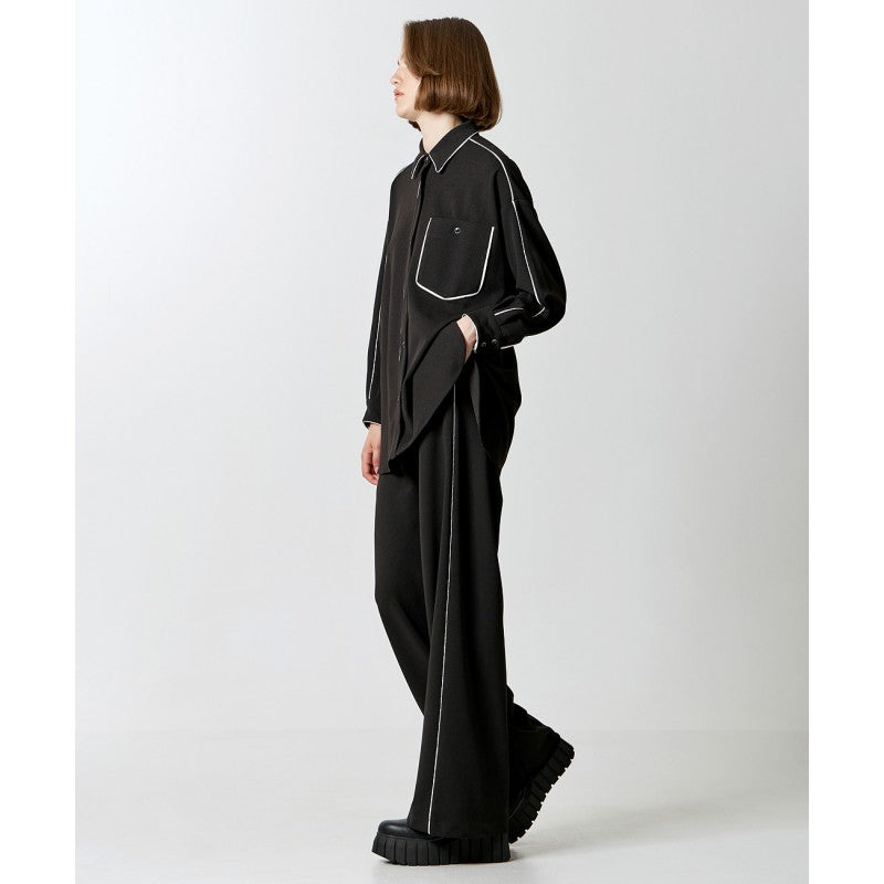Access Fashion 1046/5042 Trouer suit with piping detail