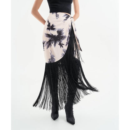 Access Fashion 6056 Floral wrap skirt