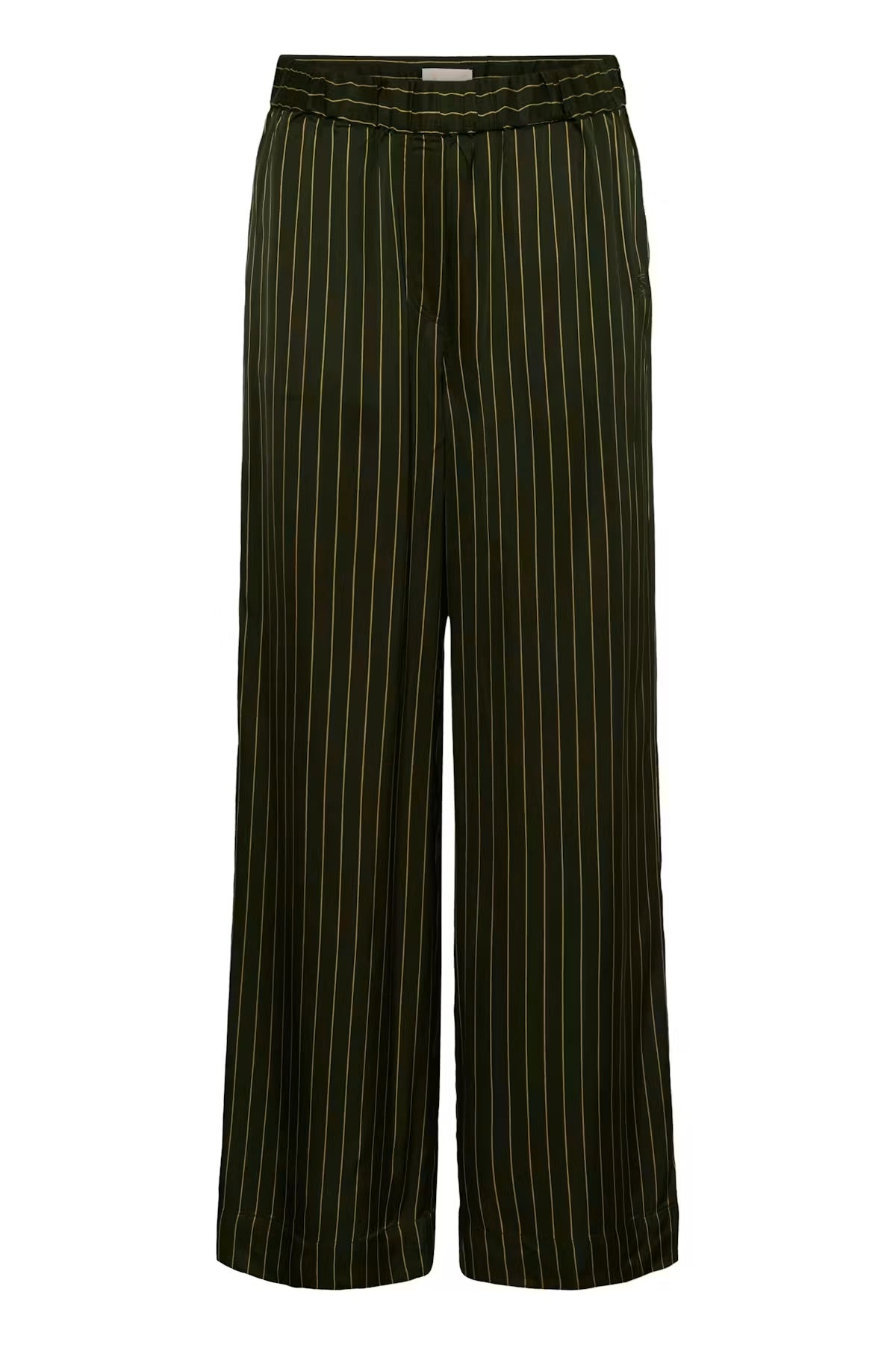 Soaked in luxury. SLCinna Trousers. Roisin Stripe / Green