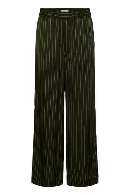 Soaked in luxury. SLCinna Trousers. Roisin Stripe / Green
