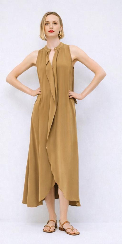 Access Fashion  Sleeveless dress OLIVE