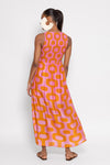 SUNDRESS LAURE LIMA  pink and orange