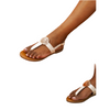 Lunar Gina Pascal White Toe Post Sandal