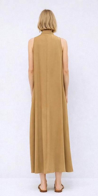 Access Fashion  Sleeveless dress OLIVE