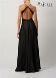 MASCARA MC122027 Backless Lace bodice dress Black