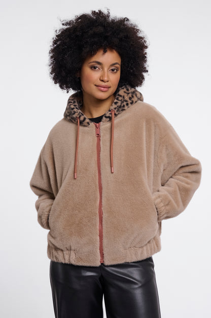 Rino & Pelle  ORI JACKET WITH ZIPPER AND HOOD