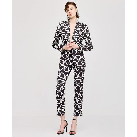 ACCESS FASHION double breasted rhinestone suit