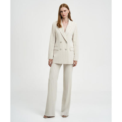 ACCESS FASHION double breasted rhinestone suit
