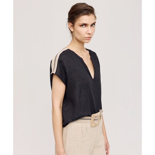 ACCESS FASHION blouse with  front opening