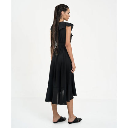 ACCESS FASHION Sleeveless dress with ruffles