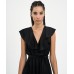ACCESS FASHION Sleeveless dress with ruffles