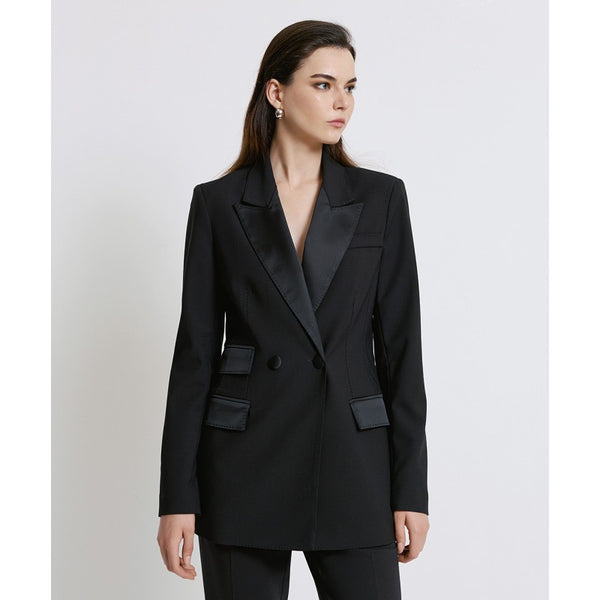 ACCESS FASHION Trouser Suit With satin Detail