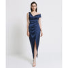 ACCESS FASHIONS Asymmetric  Neckline Maxi