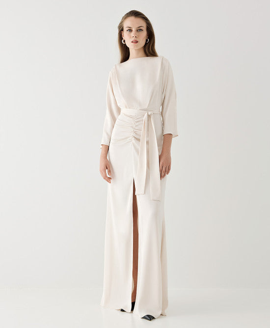 ACCESS FASHIONS Gathered Waist Maxi