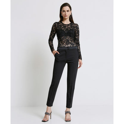 ACCESS FASHION Satin side panel Trouser