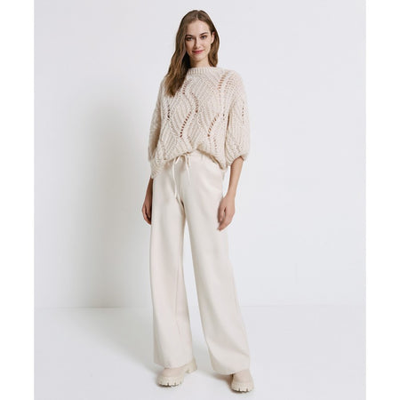 ACCESS FASHION Pin stripe wide leg trousers