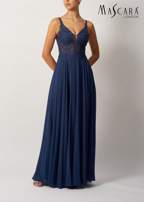 Mascara MC19421 Lace  dress Airforce