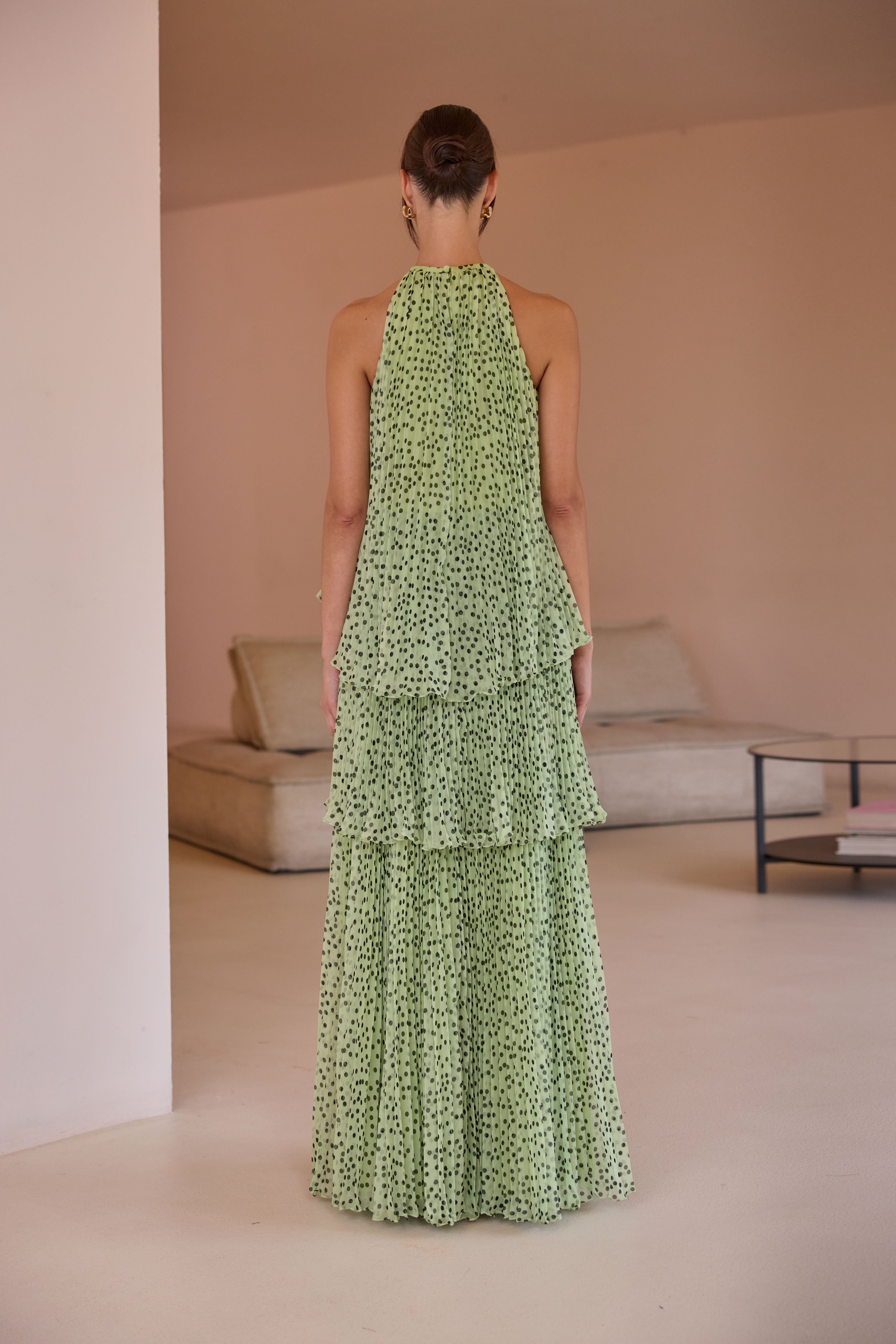 Carla Ruiz 52710 layered dress Green