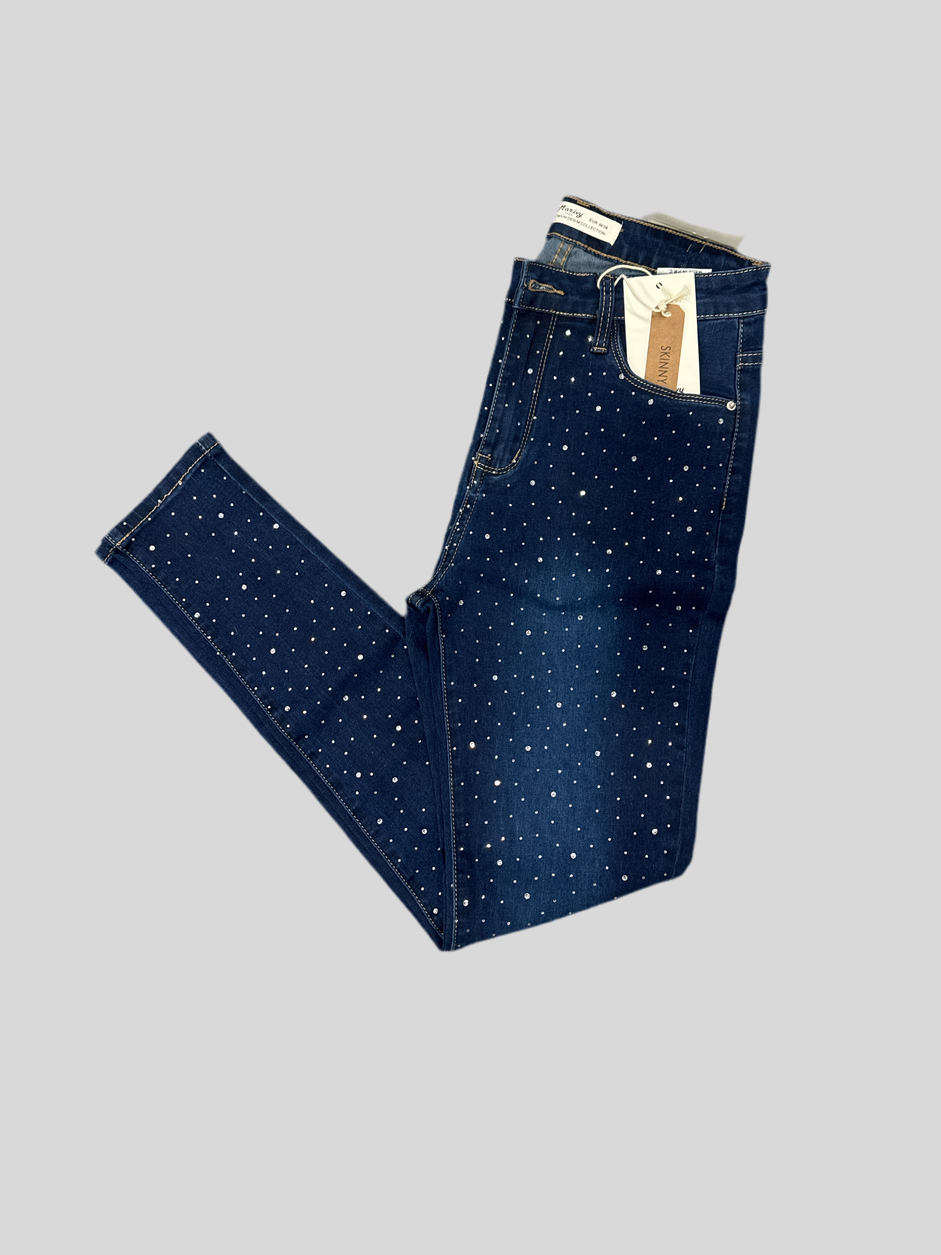 Marivy  diamanté indigo jeans