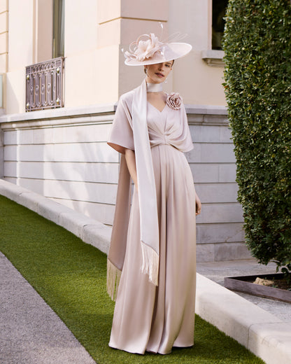 Couture Club 1G160 Jumpsuit  Sand