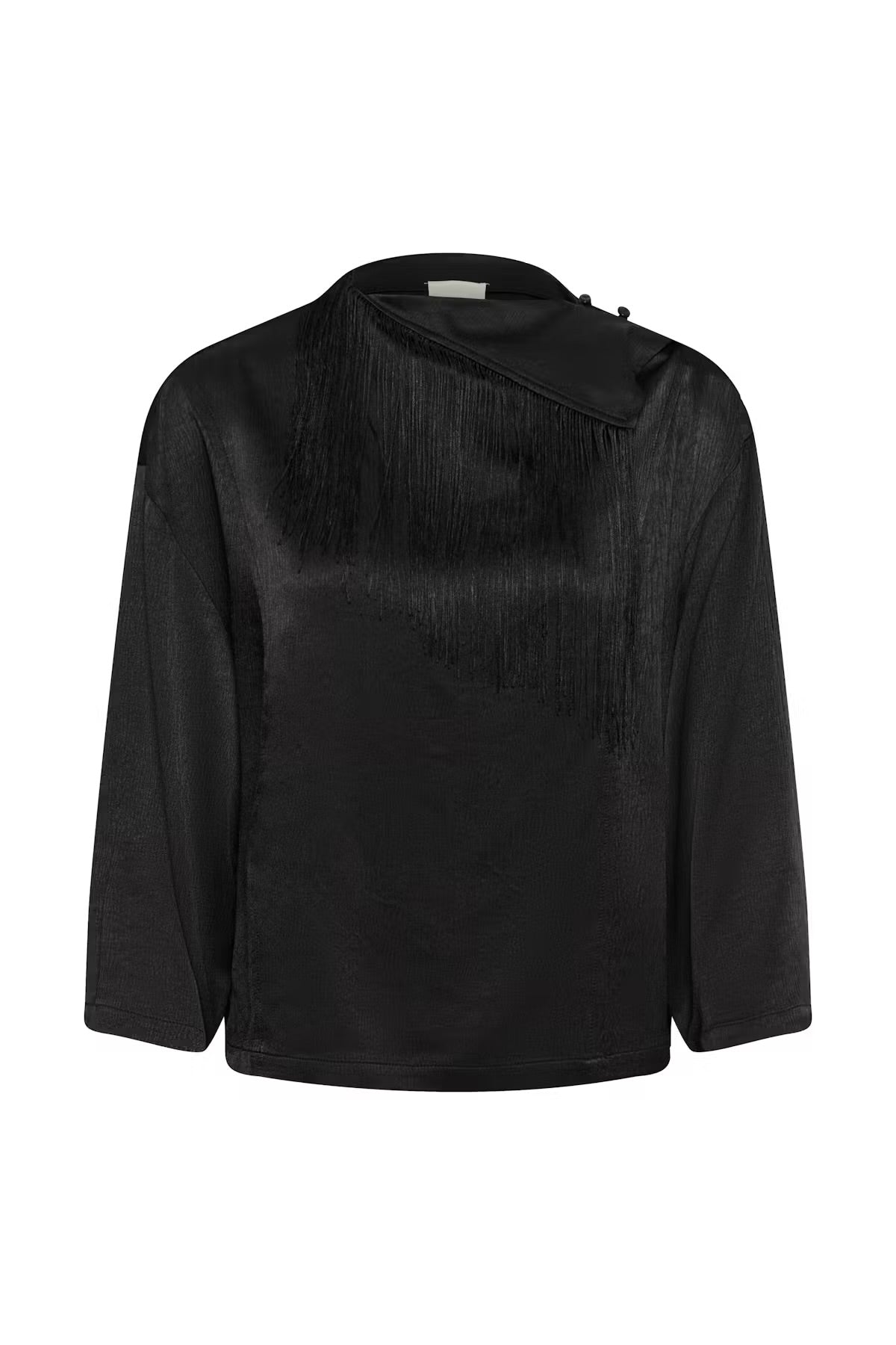 Soaked in luxury. SLMirabella Aragat Blouse. Black