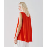 ACCESS FASHION sleeveless top with a belt