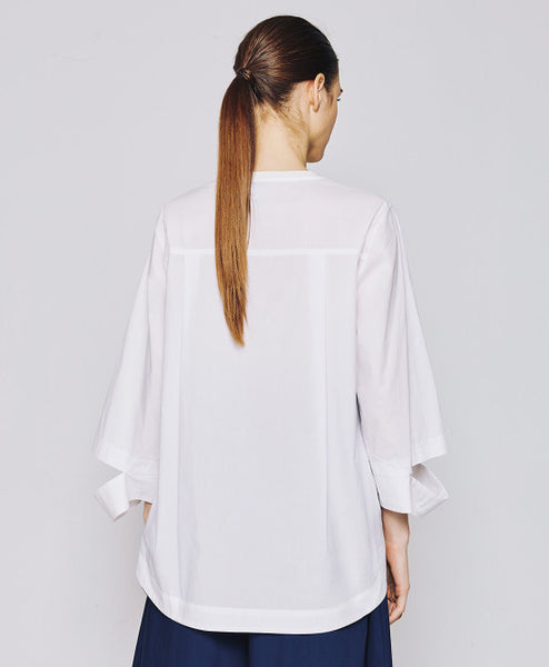 ACCESS FASHION oversized blouse with cut out cuff