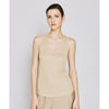 ACCESS FASHION sleeveless ribbed lurex top