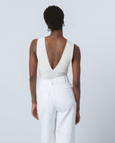 ACCESS FASHION bodysuit with a deep V-neck line