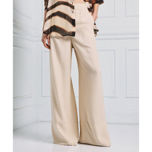 ACCESS FASHION pants with decorative seams red