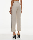 ACCESS FASHIONJ ogger pants with elastic waistband and sequins BLACK