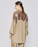 ACCESS FASHION Shirt with wide sleeves and sequins