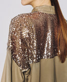 ACCESS FASHION Shirt with wide sleeves and sequins