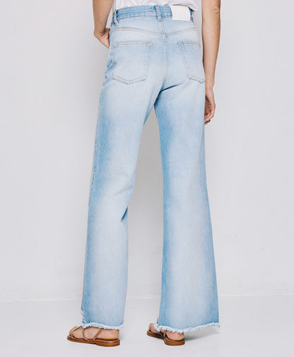 ACCESS FASHION denim flare pants