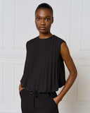 Access Fashion 2052 Pleated crop top