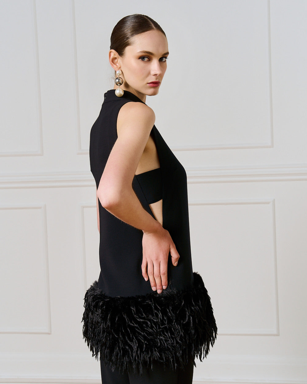 Access Fashion 2054 Womans blouse Black