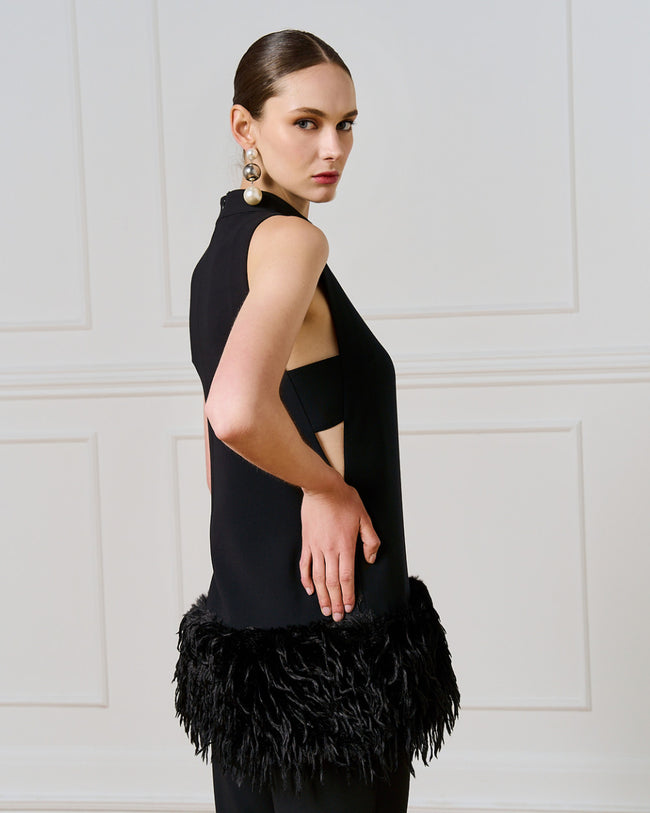 Access Fashion 2054 Womans blouse Black