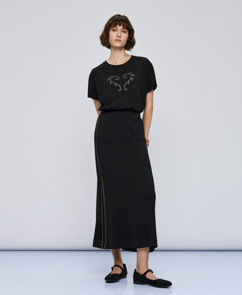 Access fashion 2152 T-shirt with embossed detail