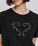 Access fashion 2152 T-shirt with embossed detail