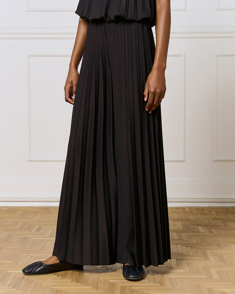 Access Fashion 5031 Pleated wide-leg pants
