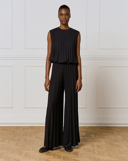 Access Fashion 5031 Pleated wide-leg pants