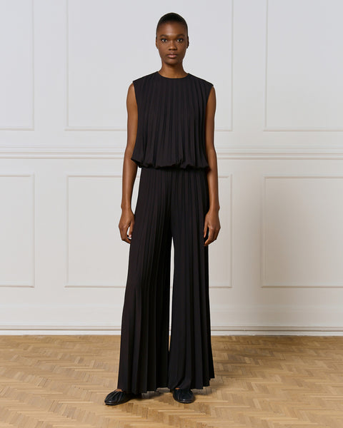Access Fashion 5031 Pleated wide-leg pants