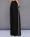 ACCESS FASHION 5074 Elastic-waist pants with side details