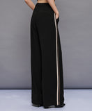 ACCESS FASHION 5074 Elastic-waist pants with side details