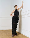Access fashion 6037 Maxi skirt with ruffles