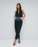 Access fashion 8228 high waist denim pants