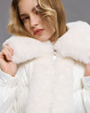 Access fashion 9112 short jacket faux fur detail