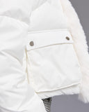 Access fashion 9112 short jacket faux fur detail
